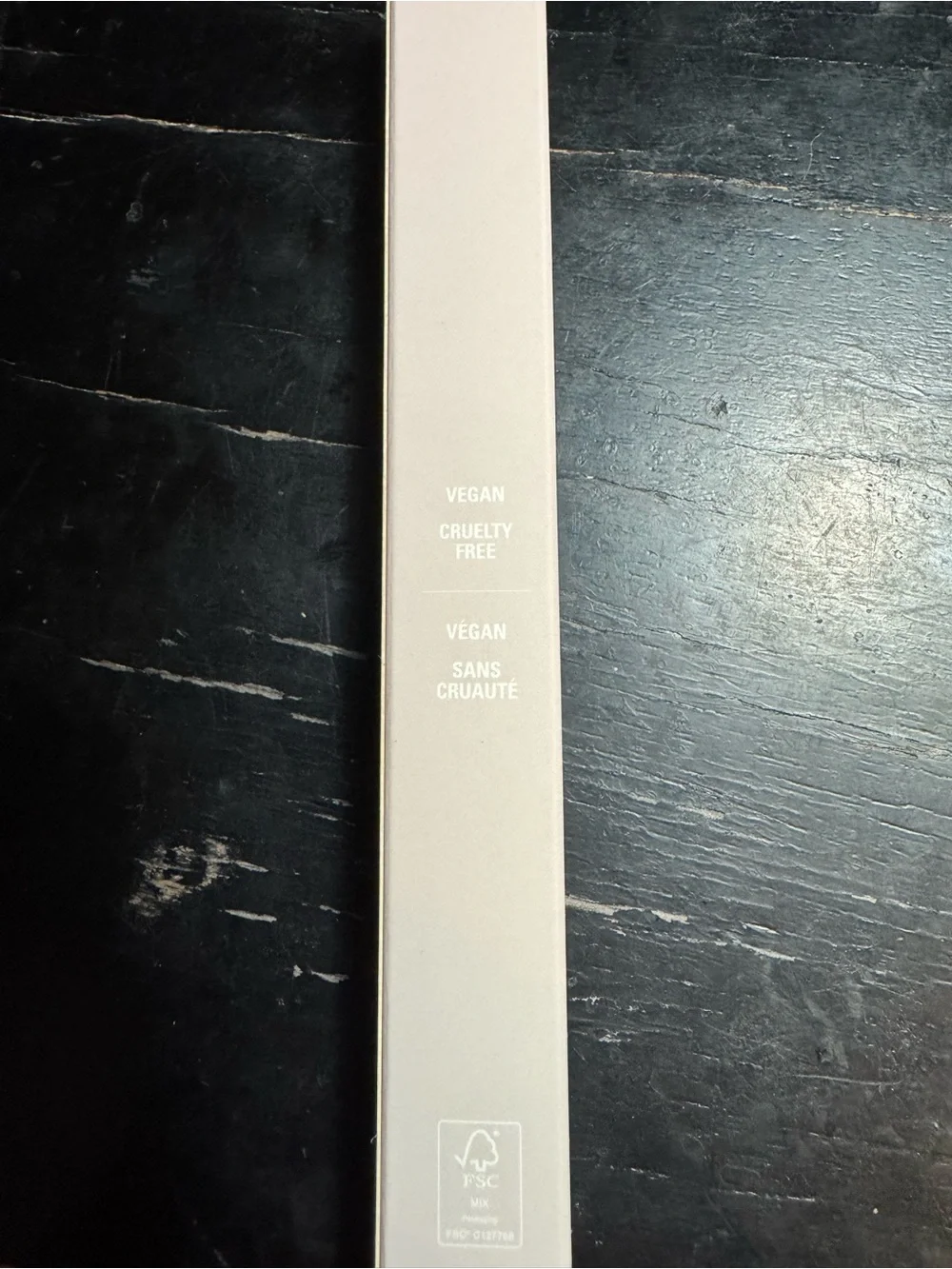 Kylie Cosmetics angled makeup brush in white